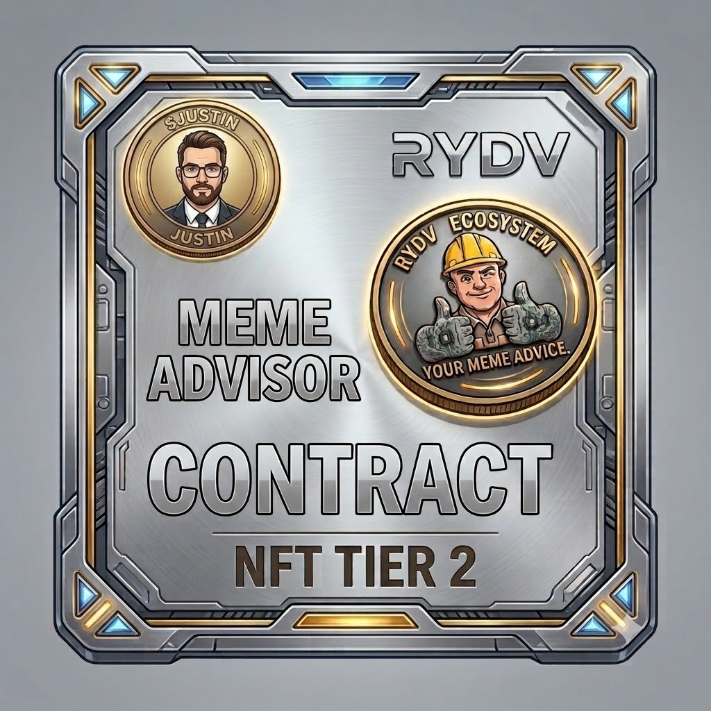 Justin Advisor Contract NFT card
