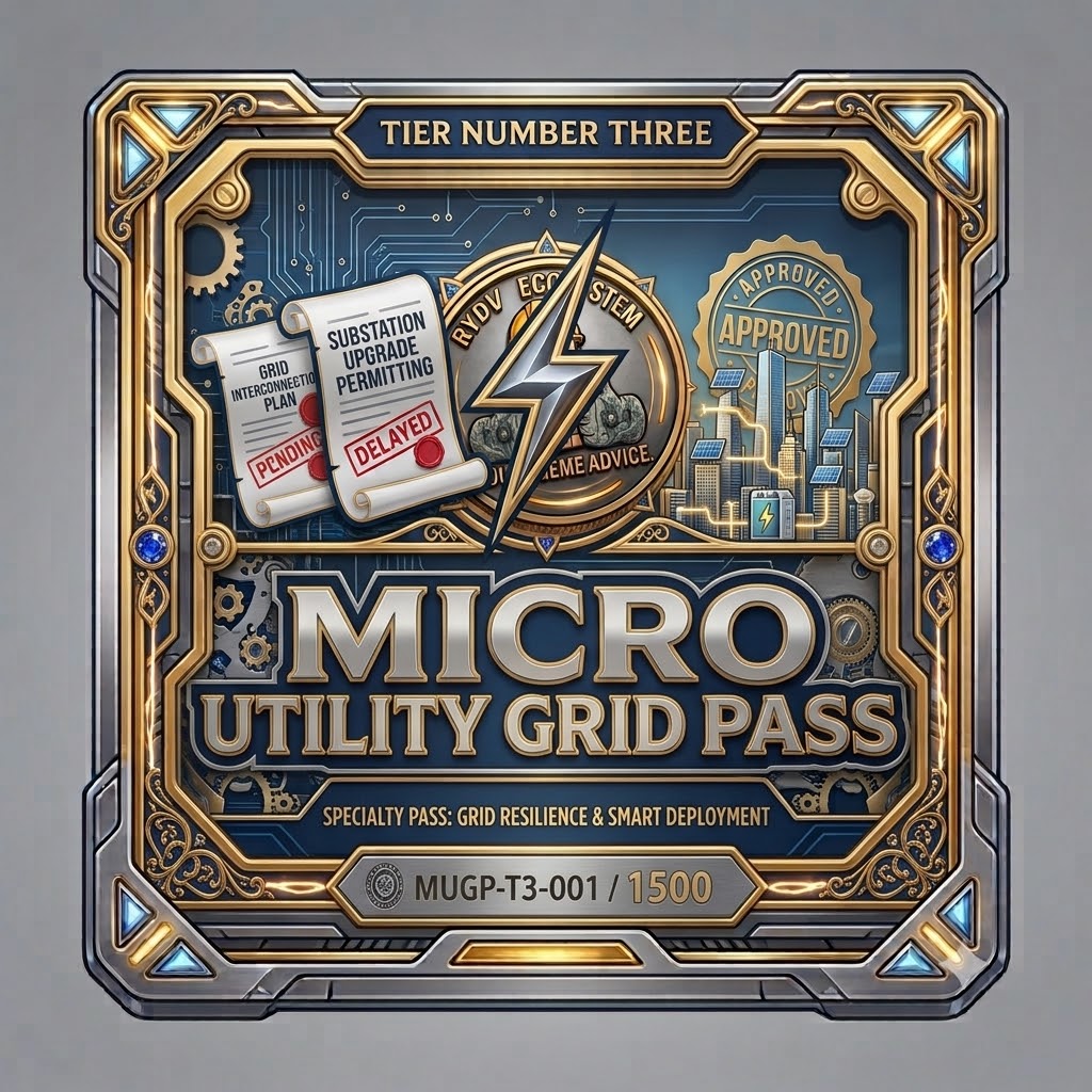 Micro Utility Grid Pass NFT card