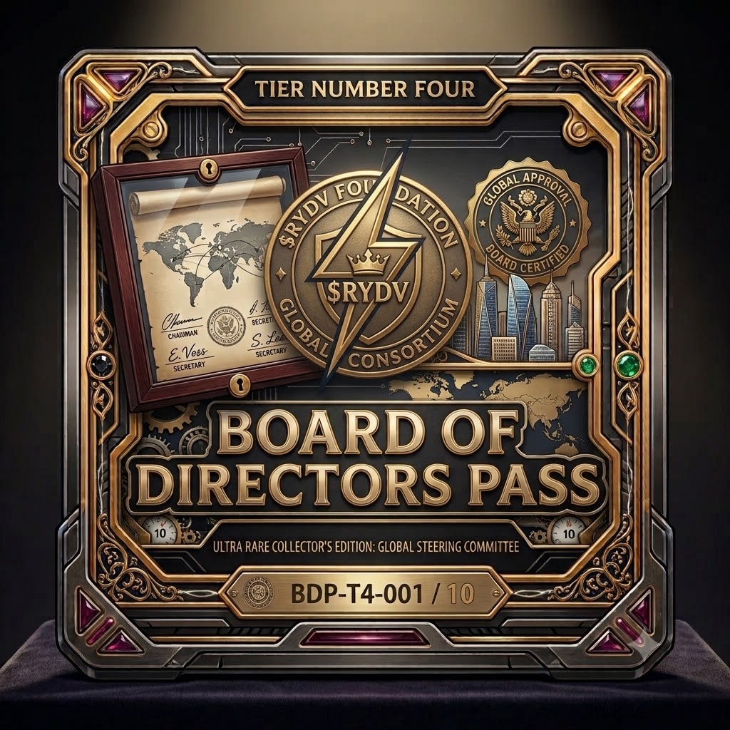 Board of Directors Pass NFT card